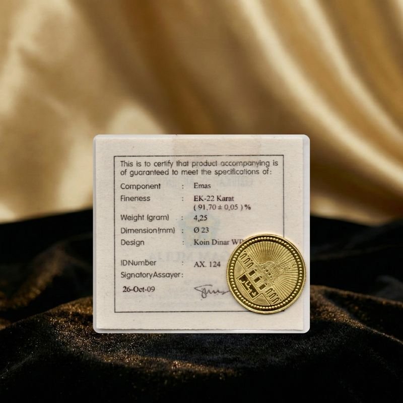 1 Dinar Antam 4.25gr